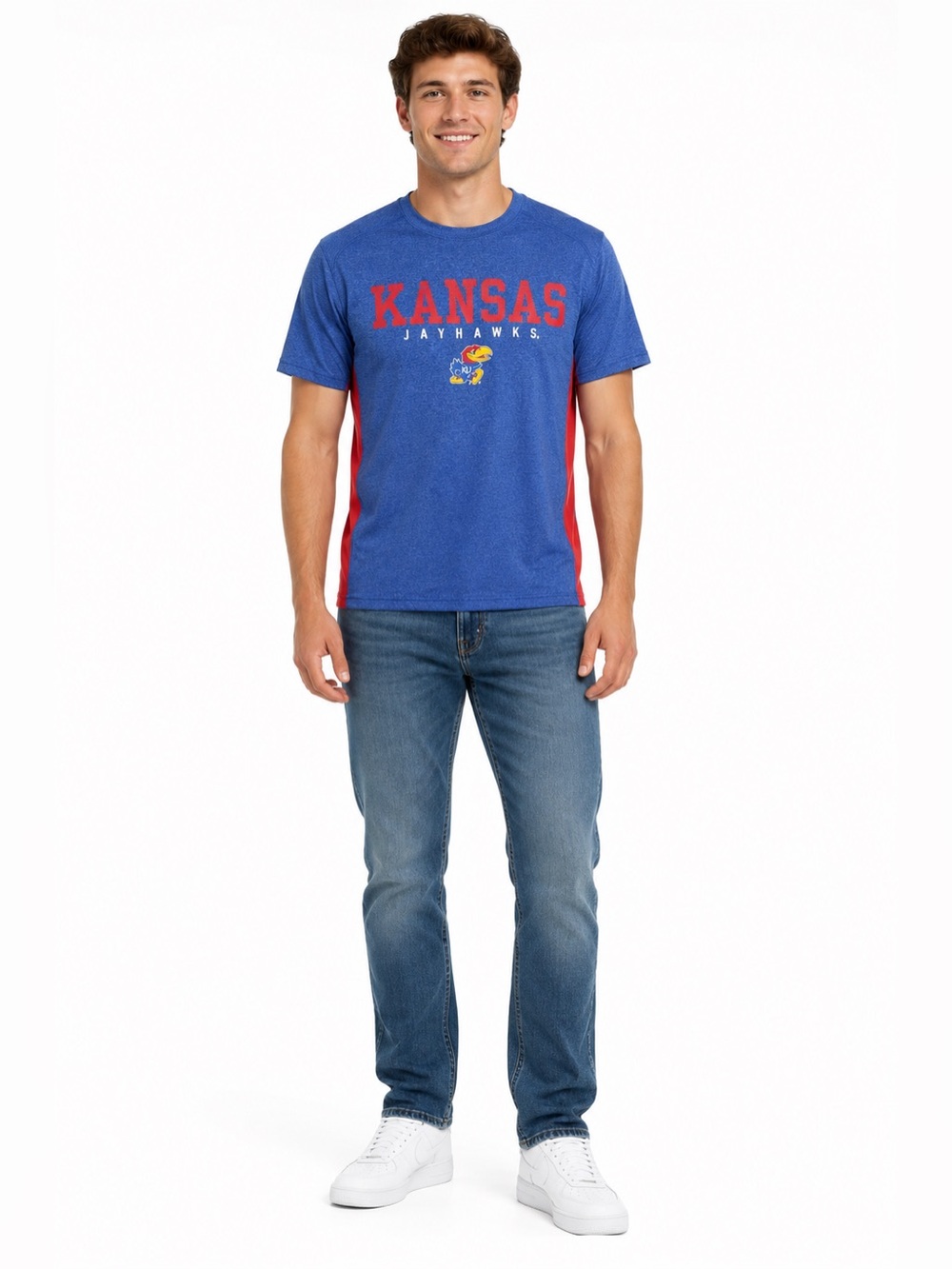 Kansas Jayhawks Moisture Wicking Performance T-Shirt